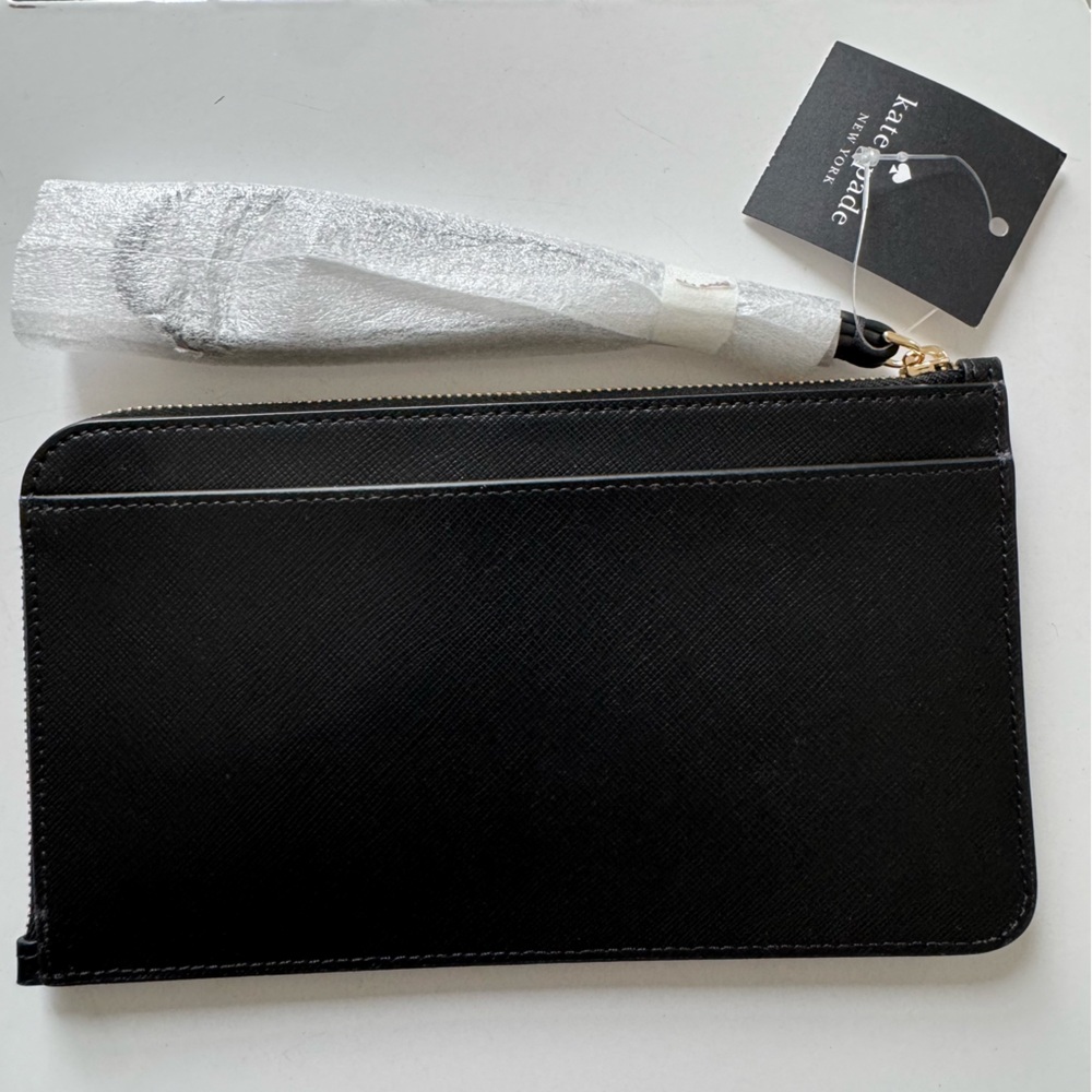 NWT Kate Spade Black Leather Wallet - Picture 8 of 8